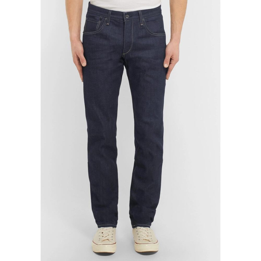 Rag & Bone 34 Fit 2 Slim Fit Raw Selvedge Denim Jeans